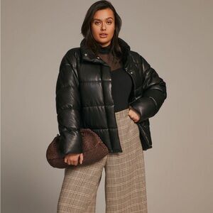 Avec Les Filles Black Puffer Jacket